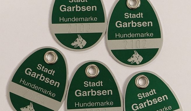 Neue Hundemarken