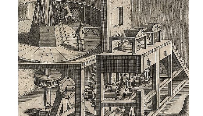 Fotothek_df_tg_0006608_Mechanik__Mühle__Mahlwerk__Tretmuhle